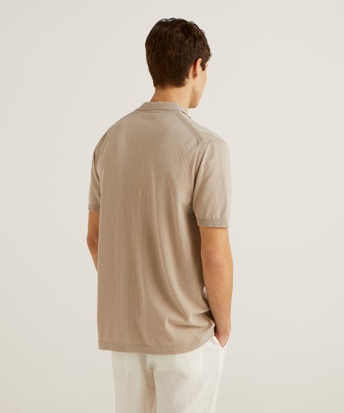 BENETTON (mens)(ベネトン（メンズ）)/オープンカラー半袖ニットシャツ/img01