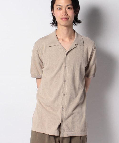 BENETTON (mens)(ベネトン（メンズ）)/オープンカラー半袖ニットシャツ/img03