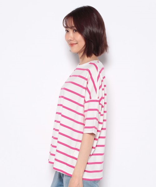 BENETTON (women)(ベネトン（レディース）)/5分袖ボーダーTシャツ・カットソー/img04