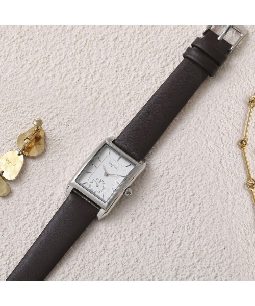 Ungrid(アングリッド)/アングリッド Ungrid 腕時計 レディース BASIC SQUARE LEATHER WATCH ブラック キャメル ダーク ブラウン グリーン シルバー /img11