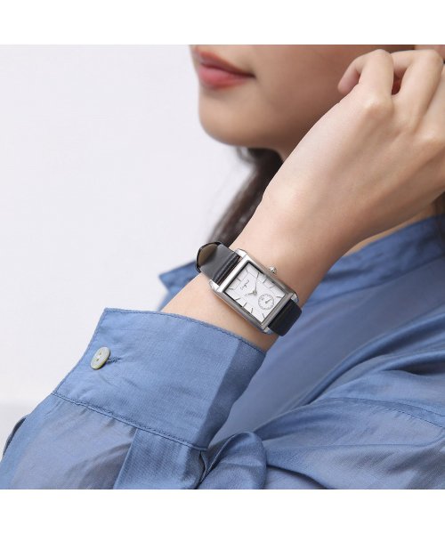 Ungrid(アングリッド)/アングリッド Ungrid 腕時計 レディース BASIC SQUARE LEATHER WATCH ブラック キャメル ダーク ブラウン グリーン シルバー /img19