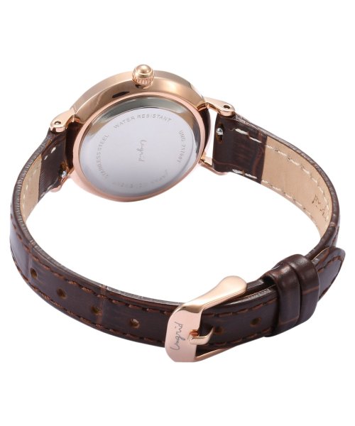 Ungrid(アングリッド)/アングリッド Ungrid 腕時計 レディース CLASSICAL ROUND LEATHER WATCH ブラック ブラウン 黒 UNG－21760T/img05