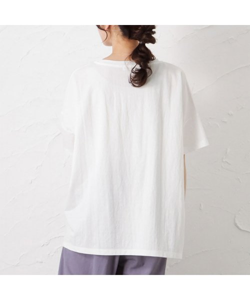 MAC HOUSE(women)(マックハウス（レディース）)/SARARI サラリ 冷感ポケット付きTシャツ MH826－700/img02