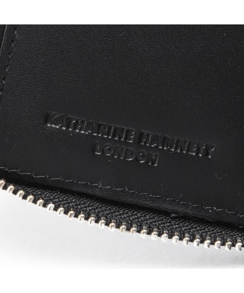 KATHARINE HAMNETT(キャサリン ハムネット)/キャサリンハムネット 財布 二つ折り財布 メンズ ブランド 本革 レザー box型小銭入れ ボックス型 KATHARINE HAMNETT 490－50504/img09