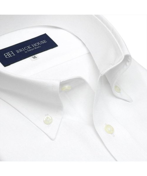 TOKYO SHIRTS(TOKYO SHIRTS)/【透け防止】形態安定 ボタンダウンカラー 半袖ビジネスワイシャツ/img02