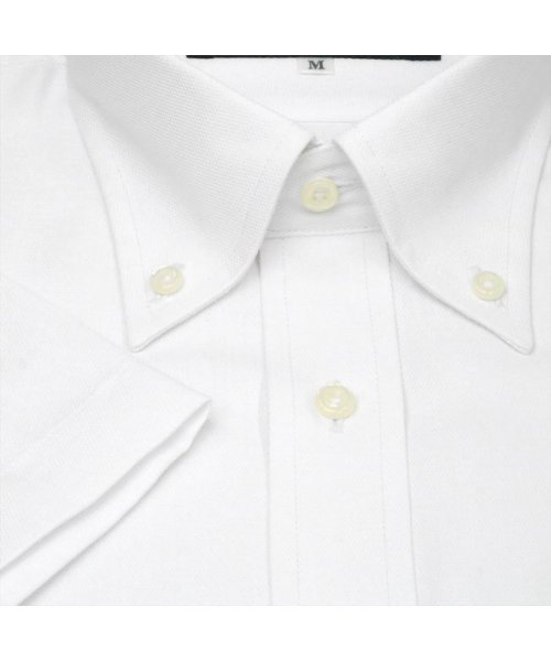 TOKYO SHIRTS(TOKYO SHIRTS)/【透け防止】形態安定 ボタンダウンカラー 半袖ビジネスワイシャツ/img03