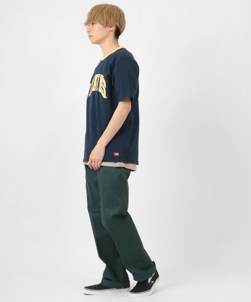 Dickies(Dickies)/【Dickies/ディッキーズ】リブライン カレッジロゴ＆袖切替え ブランドロゴ クルーネックTシャツ/ 半袖Tシャツ/img17