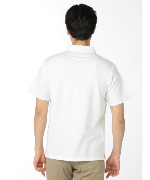 TAKA-Q(タカキュー)/鹿の子布帛使い 半袖ポロシャツ/img02