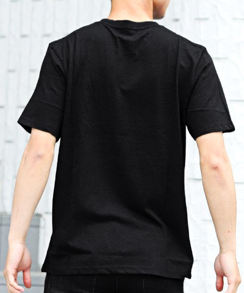 LUXSTYLE(ラグスタイル)/ARMYプリントTシャツ/Tシャツ メンズ 半袖 ロゴ プリント ARMY ミリタリー ワンポイント/img01