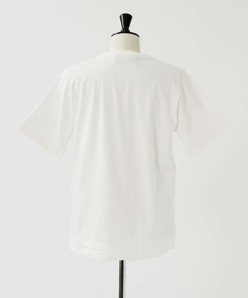 5351POURLESHOMMES(5351POURLESHOMMES)/コンビネーションテレコ半袖Tシャツ/img01