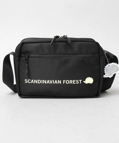 SCANDINAVIAN FOREST(スカンジナビアンフォレスト)/スカンジナビアンフォレスト 撥水加工 ナイロン ミニショルダーバッグ リバーシブル ハリネズミ アウトドア 旅行 普段使い 横型 スクエア型/img03