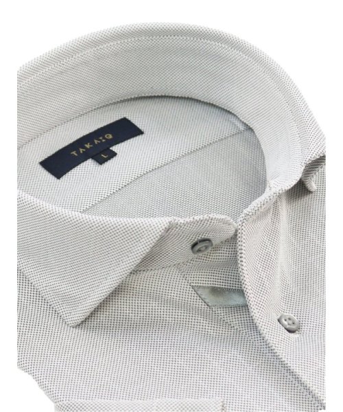 TAKA-Q(タカキュー)/Biz クールパス/COOLPASS ワイドカラー半袖 ビズポロ/img01