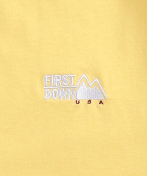 FIRST DOWN(ファーストダウン)/【FIRST DOWN USA】ファーストダウン USA ワンポイント ロゴ刺繍Tシャツ/img02