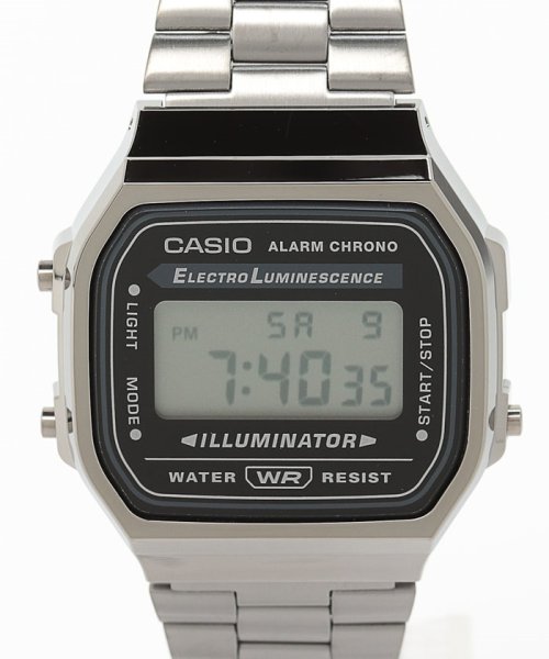 Watch　collection(ウォッチコレクション)/【CASIO】スクエアデジタルメタル　ブラック/img01
