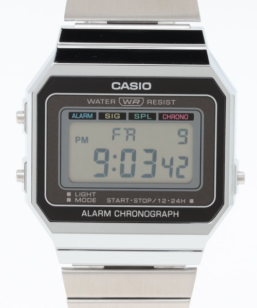 Watch　collection(ウォッチコレクション)/【CASIO】デジタル　スリム　シルバー/img01