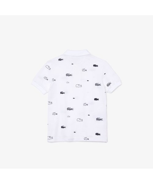 LACOSTE KIDS(ラコステ　キッズ)/総柄クロックプリント　キッズポロシャツ/img01