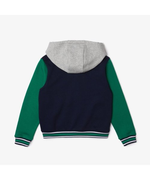LACOSTE KIDS(ラコステ　キッズ)/パネル配色キッズジップアップパーカ/img01