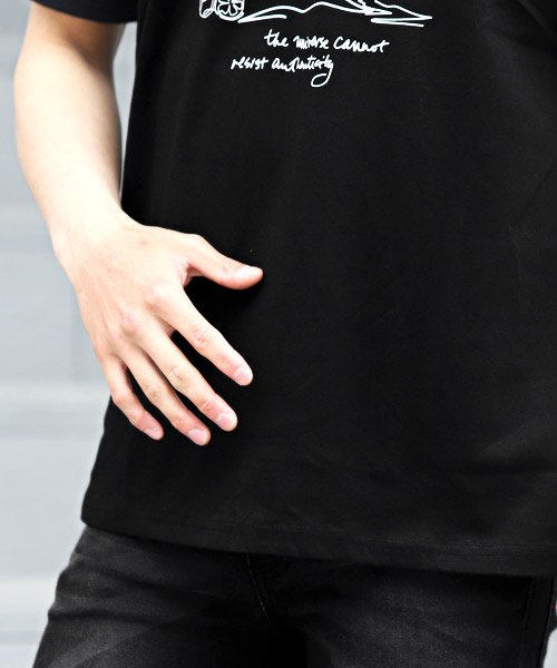 LUXSTYLE(ラグスタイル)/サーフイラストプリント半袖Tシャツ/Tシャツ メンズ 半袖 プリント イラスト パームツリー サーフボード ロゴ/img10