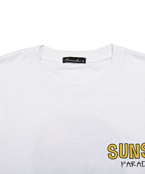 LUXSTYLE(ラグスタイル)/SUNSETバックプリントTシャツ/Tシャツ メンズ 半袖 プリント イラスト サンセット ロゴ/img12