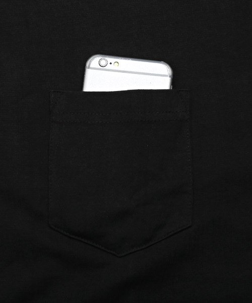 LUXSTYLE(ラグスタイル)/ポケット付きBIG半袖Tシャツ/Tシャツ メンズ 半袖 ポケット ビッグシルエット 無地 ポケT/img17