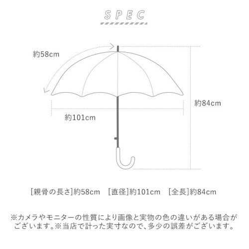 BACKYARD FAMILY(バックヤードファミリー)/ATTAIN アテイン キャラクター58cm雨晴兼用傘/img20