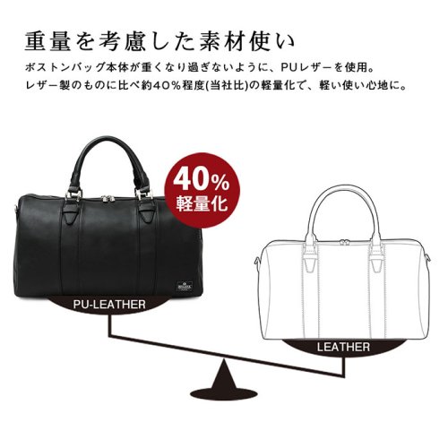 BACKYARD FAMILY(バックヤードファミリー)/REGiSTA PU LEATHER BOSTON BAG/img12