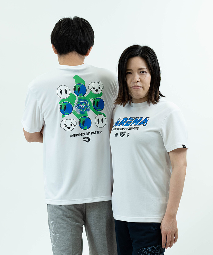 ユニセックス】アリーナくんクロールくん Tシャツ（ECO/吸汗速乾