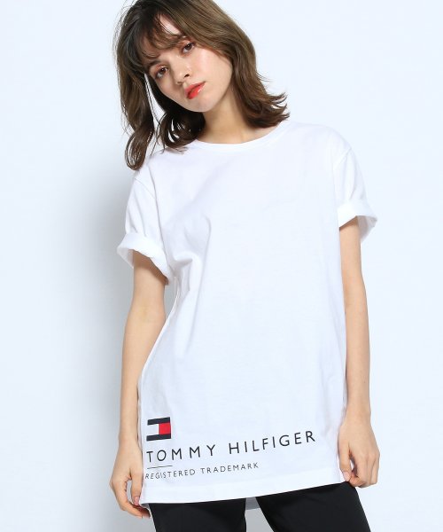 TOMMY HILFIGER(トミーヒルフィガー)/サイドヘムロゴTシャツ/img10