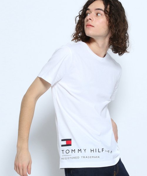 TOMMY HILFIGER(トミーヒルフィガー)/サイドヘムロゴTシャツ/img19