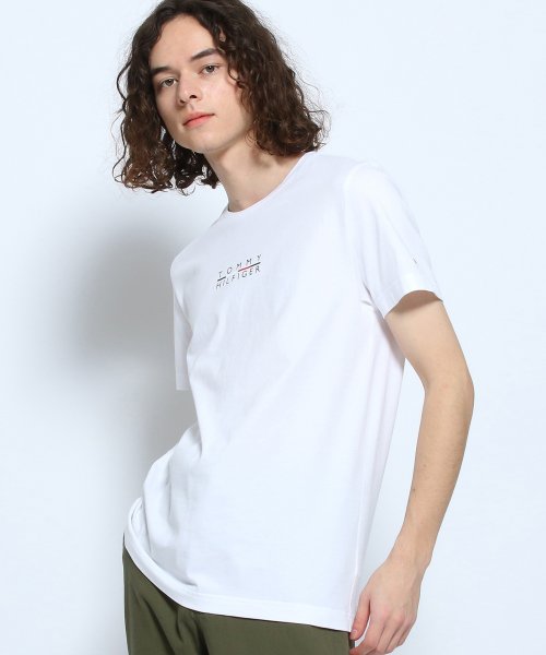 TOMMY HILFIGER(トミーヒルフィガー)/【WEB限定】スクエアロゴTシャツ/img22