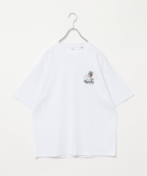 VENCE　EXCHANGE(ヴァンス　エクスチェンジ)/ワンポイントヒゲサガラ刺繍Tシャツ/img10