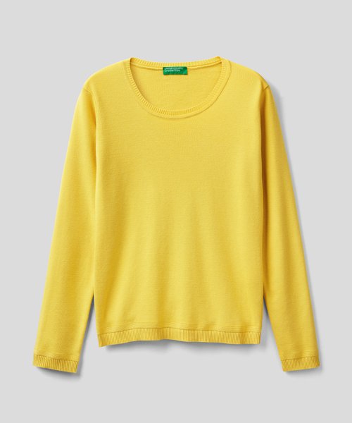 BENETTON (women)(ベネトン（レディース）)/コットンラウンドネック長袖ニット・セーター/img30