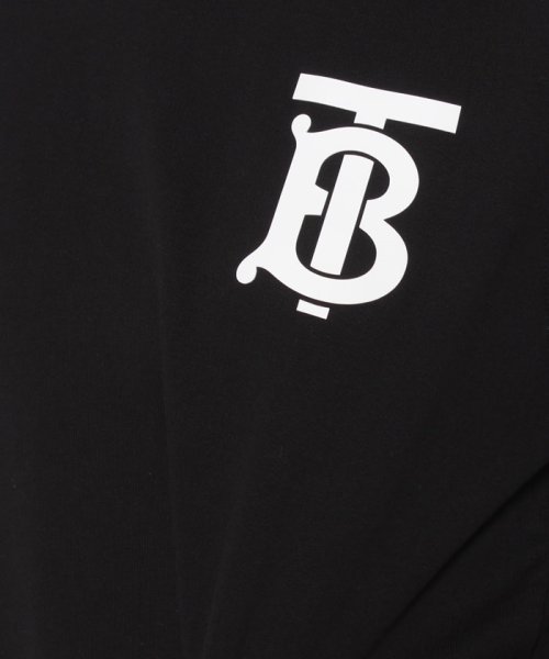 BURBERRY(バーバリー)/【BURBERRY】BURBERRY バーバリー 8024346 モノグラムモチーフ レディース ブラック 胸ロゴスウェットシャツ/img04