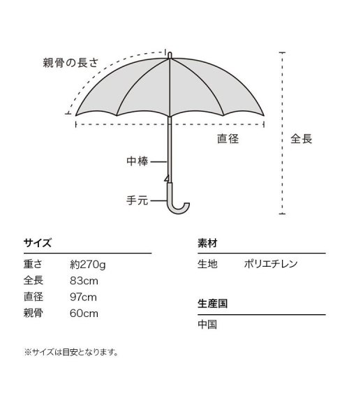 Wpc．(Wpc．)/【Wpc.公式】バンブークリアアンブレラ  58cm ビニール傘 レディース 長傘/img08