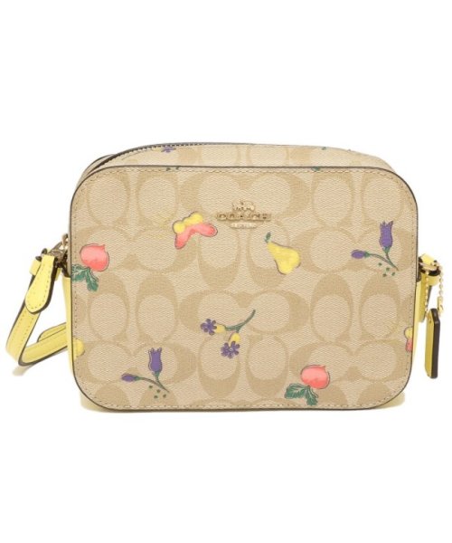 COACH(コーチ)/コーチ アウトレット ショルダーバッグ シグネチャー 花柄 ベージュ イエロー レディース COACH C8752 IMTVE/img05