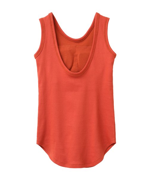 CLANE(クラネ)/BACK OPEN CUP TANK TOPS/img33