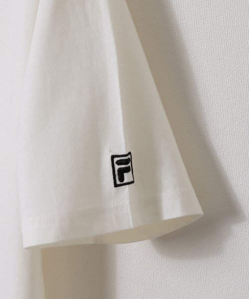 ZIP FIVE(ジップファイブ)/高密度生地左胸筆記体刺繍半袖Tシャツ/img03