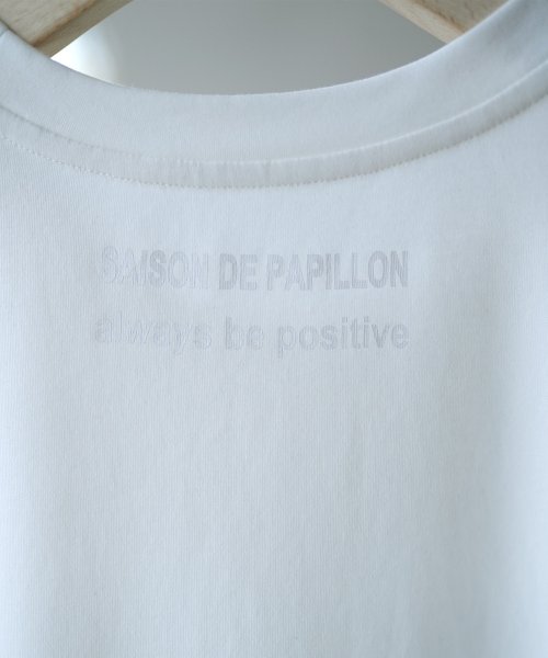 SAISON DE PAPILLON(セゾン ド パピヨン)/【ユニセックス】ラインストーン入りブランドロゴオーバーサイズボックスTシャツ/img26