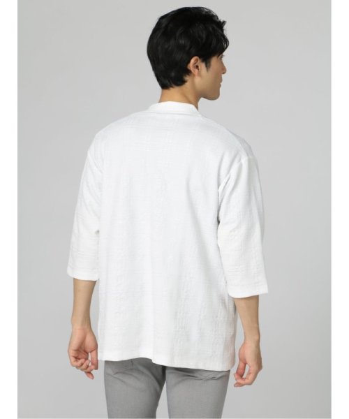 semanticdesign(セマンティックデザイン)/エンボスチェック 7分袖デザインジャケット/img02