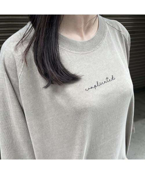 Spiritoso(スピリトーゾ)/Complicated刺繍 ラグランTシャツ/img06