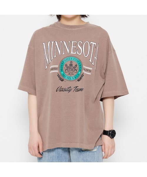 Spiritoso(スピリトーゾ)/MINESOTAカレッジロゴTシャツ/img09