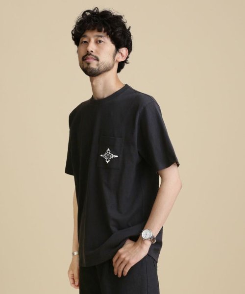 nano・universe(ナノ・ユニバース)/LB.04/刺繍ポケットクルーネックTシャツ/img09