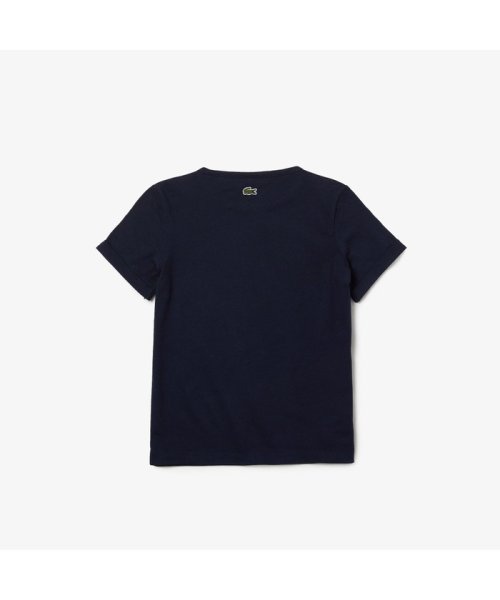 セール カラフルドットクロック ガールズtシャツ ラコステ キッズ Lacoste Kids Magaseek