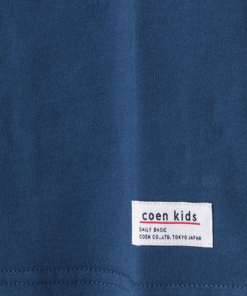 coen(coen)/【coen/コーエン】ガラフォントプリント ベーシックTシャツ/img03