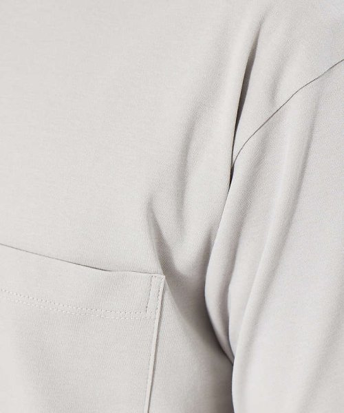 ABAHOUSE(ABAHOUSE)/【接触冷感】シルケット スムース ポケット 半袖Tシャツ/img16