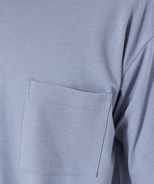 ABAHOUSE(ABAHOUSE)/【接触冷感】シルケット スムース ポケット 半袖Tシャツ/img22