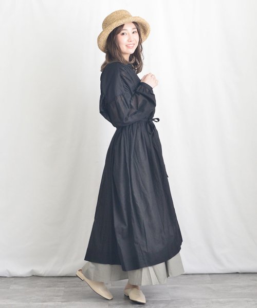 ARGO TOKYO(アルゴトウキョウ)/※2022版※Cotton Sheer Volume Shirt Onepiece 2902401 コットンシアーボリュームシャツワンピース　シャツワンピース　/img47