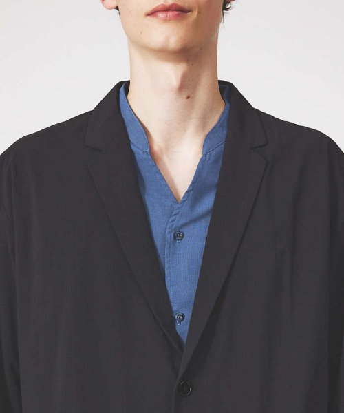 【セットアップ対応】接触冷感＆4WAYストレッチ ナイロン イージージャケット モデル：H186 B86 W72 H89