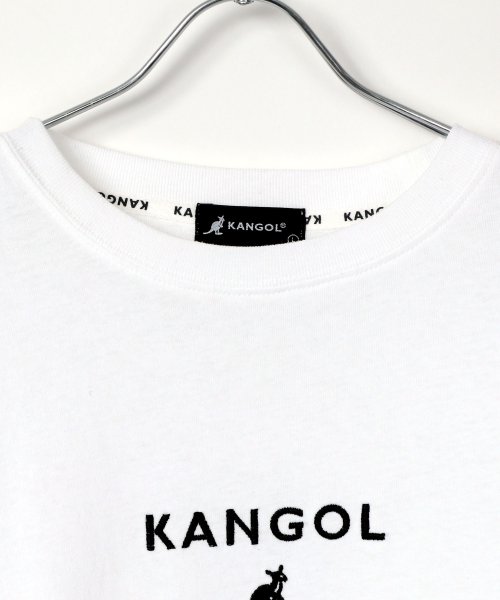 LAZAR(ラザル)/【Lazar】KANGOL/カンゴール × Lazar 【別注】 ビッグシルエット ミニロゴ刺繍 Tシャツ/ ビッグT/img05