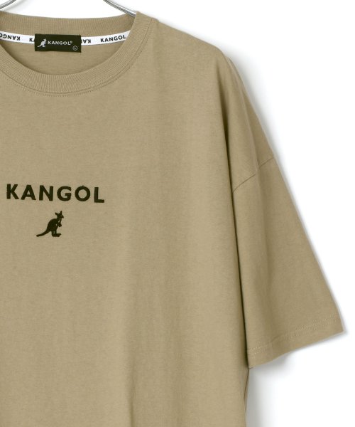 LAZAR(ラザル)/【Lazar】KANGOL/カンゴール × Lazar 【別注】 ビッグシルエット ミニロゴ刺繍 Tシャツ/ ビッグT/img10